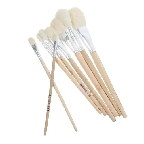 Produktbild: VILLFUL 8Stücke Malpinsel Glanz Pinsel Aquarell Pinsel Färbepinsel und Lining Pinsel für Kreative Kunstprojekte und Töpferarbeiten