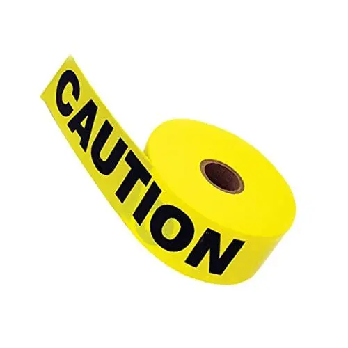 Produktbild: VILLFUL 100 M Langes Warnband Selbstklebendes Warnband Für Die Zu Hause Und Auf Baustellen 7 Cm Breit 100 M Lang
