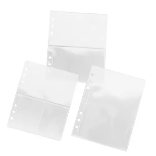 Produktbild: VILLFUL Fotoalbumseiten 3 Mehrgitter-Loseblatt-Innenkern geschenke für den einzug geschenke zur einweihung transparente ersatzseiten für fotoalben Rahmen für Fotos Büroklammern Fotoseiten
