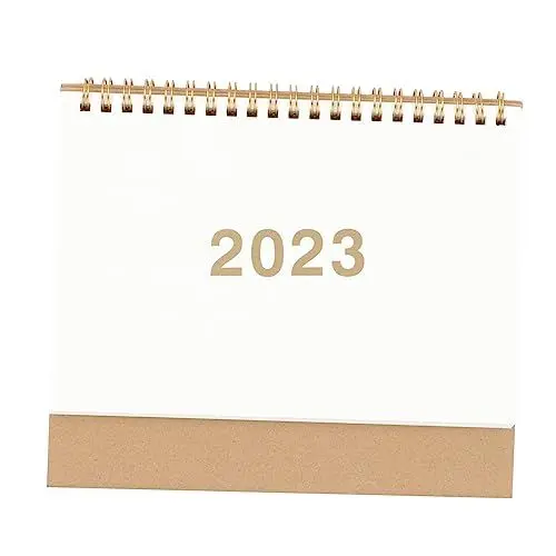 Produktbild: VILLFUL Monatskalender Für 2023 Schreibtischkalender Planerseiten Büro Heimdekoration Kalender
