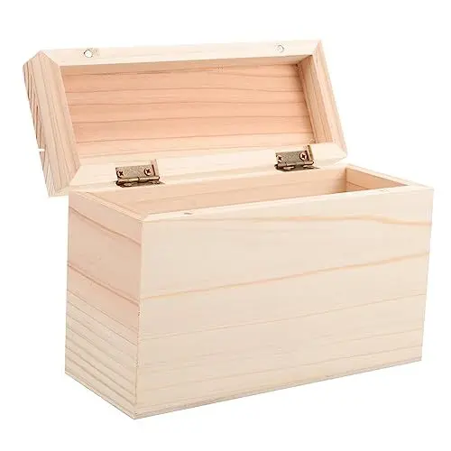 Produktbild: VILLFUL Starke Holz Rezept Lagerung Box Große Kapazität Tickets Lagerung Fall Dekorative Küche Menü Für