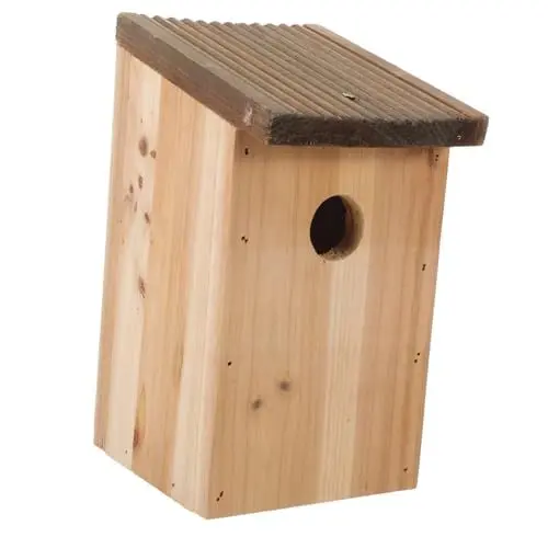 Produktbild: VILLFUL Vogelhaus Aus Holz Nest Für Sittiche Kleines Vogelhaus Hängendes Für Draußen Vogelnest Garten