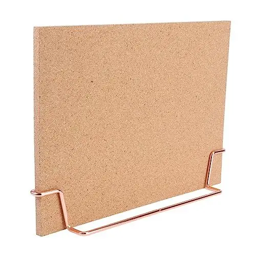 Produktbild: VILLFUL Pinnwand Holzständer Schreibtisch-korntafel Memoboard Für Büro Und Mädchen Rosenbasis Glattes Und Einfaches Schreiben