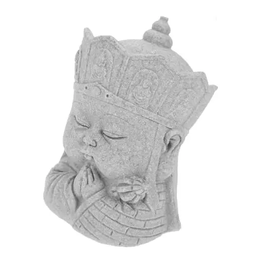 Produktbild: VILLFUL Aquarium Dekoration Buddha Figur Groß Aus Sandstein Für Innen Außen Landschaftsgestaltung