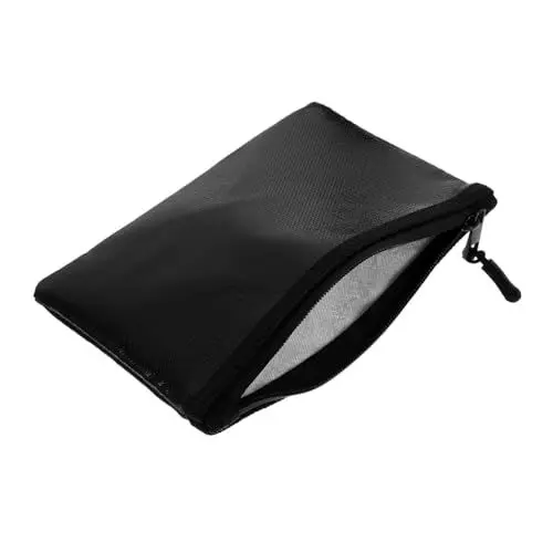 Produktbild: VILLFUL Feuerfester Tragbarer Dokumenten-taschen-empfangs-organisator Der Akten-box-17x28cm Stark