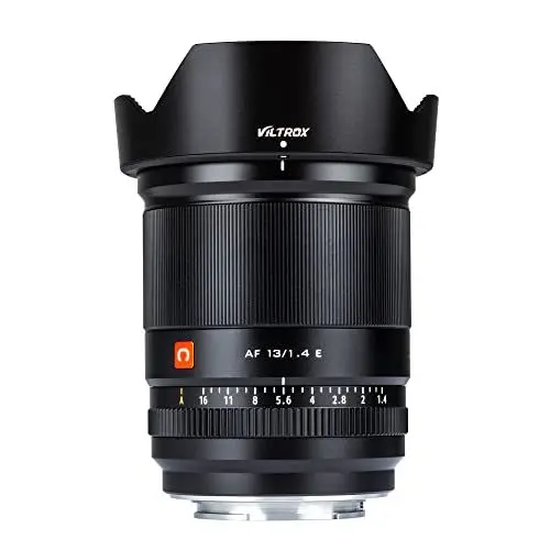 Produktbild: VILTROX 13mm F1.4 f/1.4 Autofokus Objektiv Ultraweitwinkel APS-C Große Blende Augenfokus Prime Objektiv für Sony E-Mount Kamera A6500 A6400 A6300 A6000 A7RⅣ A7RⅢ A7Ⅲ A7RⅡ A7Ⅱ A7S A7R A7 A9 A9II