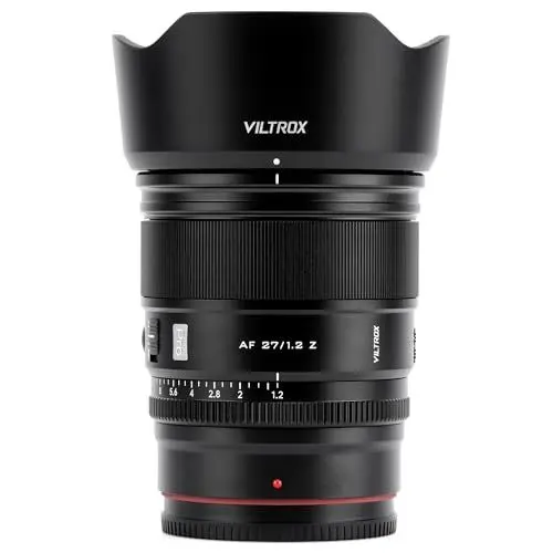 Produktbild: VILTROX 27mm f1.2 Z Mount Objektiv, 27mm F1.2 Z Mount Objektiv für Z30 Z50 Zfc Z8 Z9 ZF Z6ii (Z Mount Prime APS-C Objektive)