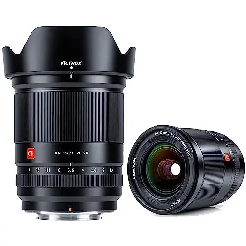 Produktbild: VILTROX AF 13mm f1.4 XF Weitwinkel Objektiv APS-C Autofokus für Fuji X Mount Kamera X-A20 X-T4 X-E4 X-Pro3 X-T30 X-T200 X-T5 X-S20