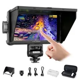Produktbild: VILTROX DC-550 Touchscreen DSLR Kamera Monitor 1200 Nits Hoch Hell 3D LUT HDR 4K HDMI In and Out 5,5