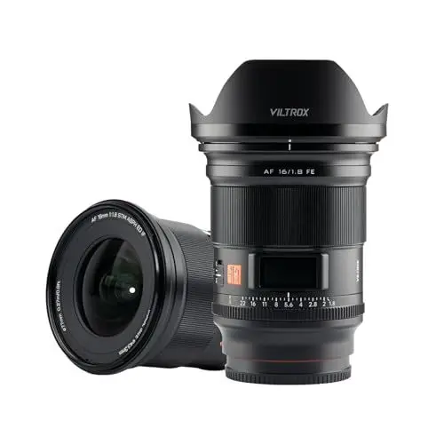 Produktbild: Viltrox 16mm f1.8 Objektiv FE Weitwinkel große Blende objektive mit LCD-Bildschirm kompatibel mit spiegellosen Kompatibel mit Sony E-Mount Kameras A7III A7IV A7RIII A7RIV A7C A9 A7RⅤ