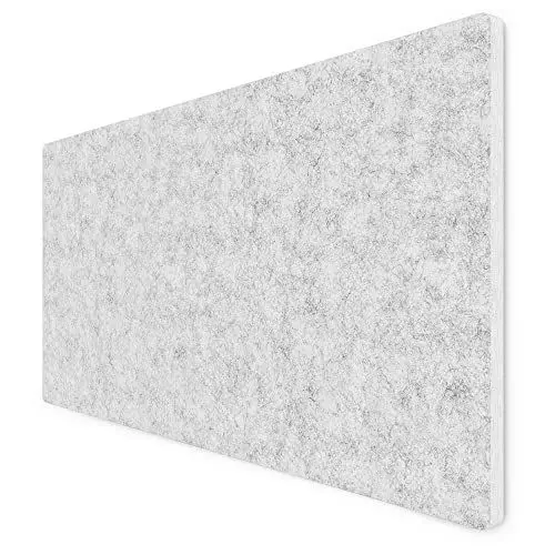 Produktbild: vilz große Schallabsorber Akustikplatte für Schreibtisch, Wand, Decke 170x85x2.4 cm - Akustik Diffusor rechteckig aus recyceltem Filz