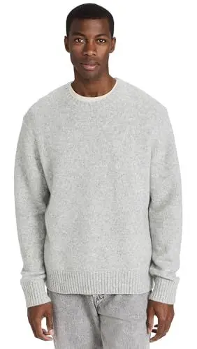 Produktbild: Vince Herren Melange L/S Crew, Lt H Grau, L