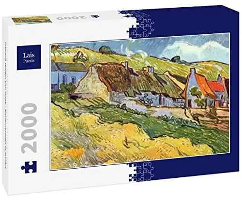 Produktbild: Vincent Willem Van Gogh - Bauernhütten in Auvers - 2.000 Teile (Puzzle)