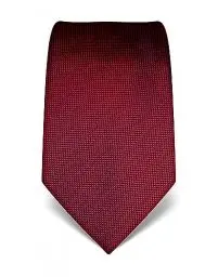 Produktbild: Vincenzo Boretti Herren Krawatte reine Seide strukturiert edel Männer-Design zum Hemd mit Anzug für Business Hochzeit 8 cm schmal/breit rot