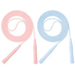 Produktbild: VINEST 2 Stück Springseil Erwachsene Fitness, Ultraleichtes Springseil Kinder mit Rutschfestem Griff, Racing Speed Skipping Rope, Seilspringen Verstellbares, für Fitness Bewegung Gewichtsabnahme