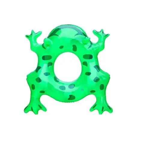 Produktbild: Vintix Kinder Schwimmring,Cartoon Poolreifen Aufblasbarer Schwimmreifen Weiches PVC Wasserspielring,Auslaufsicher Pool Schwimmbad Wassersport Aufblasbar-Ring für Baby 3+ Jahre (80*80cm) (Frosch Grün)