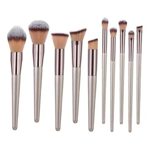 Produktbild: VINTORKY 10 Pcs Kosmetik Make-up-tool Gesicht Pinsel Set Make-up Pinsel Set Foundation Blush Lidschatten Für