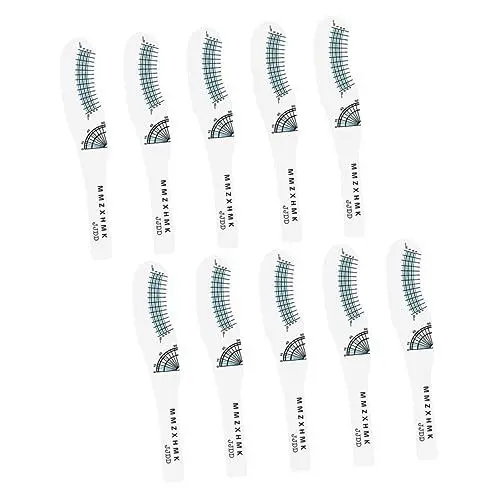 Produktbild: VINTORKY 10 Stücke Wimpern Lineal Lash Messwerkzeug Länge Curling Grad Wimpernverlängerung Liefert