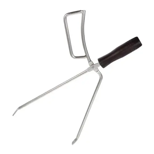 Produktbild: VINTORKY Bbq Clamp Bbq Zum Kochen Edelstahl Holzkohle Pinzette Zum Grillen