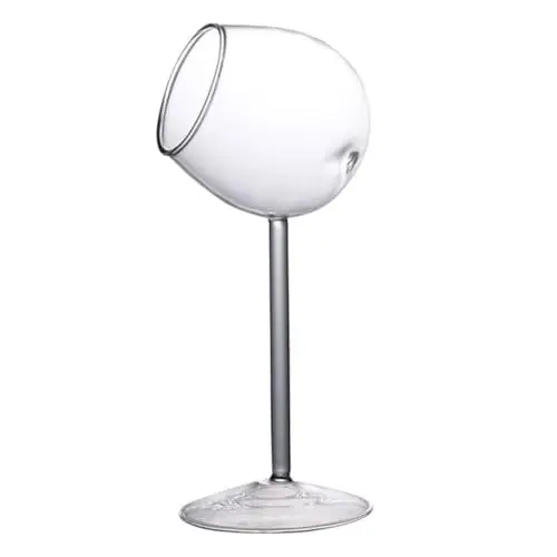 Produktbild: VINTORKY 1stk Glas Altmodische Brille Für Hochzeitsdekoration Martini-gläser Weingläser Aus Kristall Kristalldekor Klare Gläser Altmodisches Glas Martini-tasse Mode Kaffeetasse