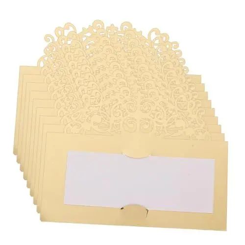 Produktbild: VINTORKY Sitzkarten Für Hochzeit 20 Stück Blanke Tischkarten Elegantes Party-design Rustikales Design