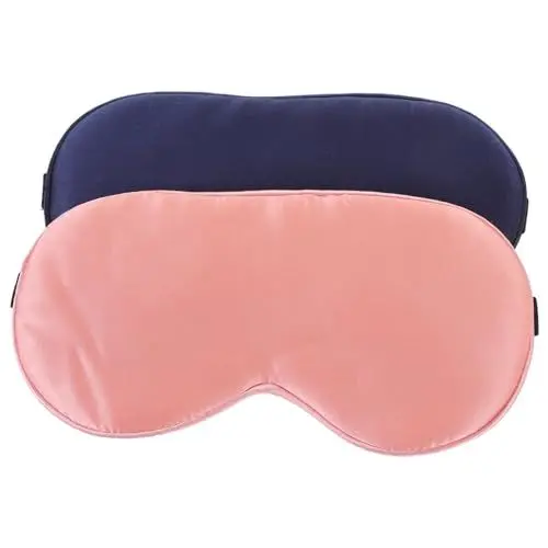 Produktbild: VINTORKY 2St Augenmaske aus Seide sleep aid einschlafhilfen Schlafmaske Augen-Schlafpflaster Augenbinde für Erwachsene Augenmaske zum Schlafen Sanft Gesichtsmaske Produkt reisen die Seide