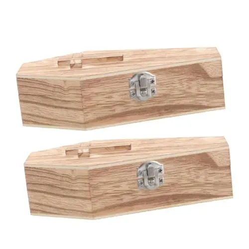 Produktbild: VINTORKY 2 Stücke Halloween Haustier Urne Sarg Candy Box Dekorative Schmuck Lagerung Box Für Halloween Dekorationen