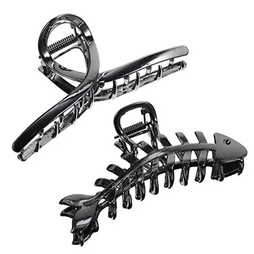 Produktbild: VINTORKY 2pcs Fisch Clip Haar Clips Große Haar Clips Frauen Haar Zubehör Starken Griff
