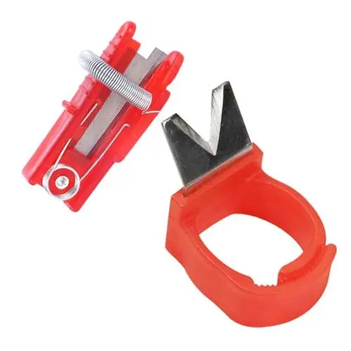 Produktbild: VINTORKY 2stücke Ergonomischer Daumenpicker Für Gemüse Und Obst Teiliges Förmigem Daumenmesser Und Kompakt- Für Gartenarbeit Und Erntehilfe