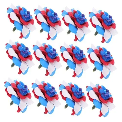 Produktbild: VINTORKY 30 Stücke Künstliche Rose Decor Blume Anordnung Kranz Faux Blume Ornament