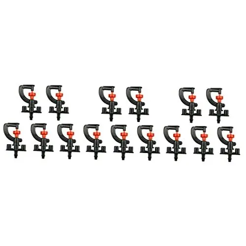 Produktbild: VINTORKY 30 Stk Mikrosprinkler Für Den Garten Rotationsregner Nebelsprinklerdüse Rasensprenger 360 Grad Drehbare Sprinklerdüse Nebelbewässerungsdüsen Druck- -düse Sprühregner Black
