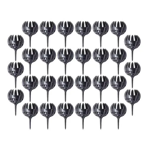 Produktbild: VINTORKY Düngeboxen 30 Stück Kunststoff Langsame Freisetzung Bonsai Dünger Spikes für Gartenpflege Nährstoffkörbe für Zimmerpflanzen Pflanzenschutz