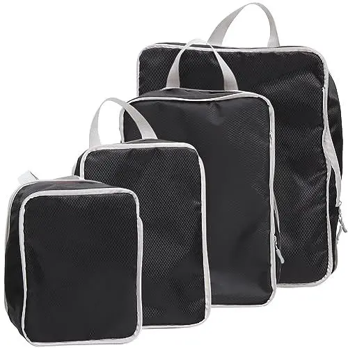 Produktbild: VINTORKY 4 Stück Packwürfel Für Wickeltasche Hängende Packwürfel Für Die Reise Reisetaschen Für Kleidung Packtaschen Für Koffer Tasche Für Lagerung Reisen Aufbewahrungstasche Polyester