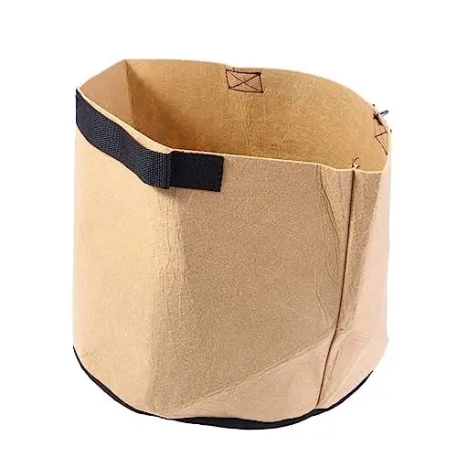Produktbild: VINTORKY 5 Pflanzenwachstumsbeutel Kindergartentasche Startertaschen Balkon gärfass gärtopf pflanztopf Belüftung Stofftöpfe Belüftungstopf Gemüse Container Gartenbedarf Tasche wachsen