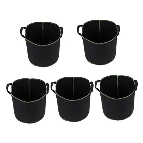 Produktbild: VINTORKY 5 STK Sämlingsbeutel blumenbank Blumentöpfe AKO Taschen für den Gemüseanbau Gemüsegartenbedarf Phyto Obst samen Beutel zum Pflanzen von Obst Tomaten-Pflanzbeutel draussen Container