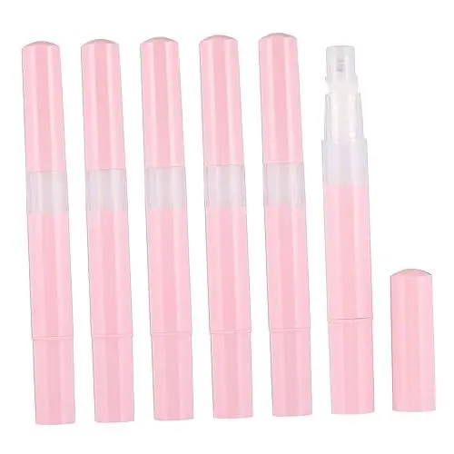 Produktbild: VINTORKY 6 Stück Tragbare Leertuben Für Lipgloss Und Wimpernwachstumsflüssigkeit Nachfüllbare Aufbewahrungsbehälter Rosa Luftdicht Mit Deckel Ideal Für Unterwegs Und Für