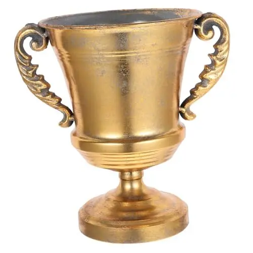 Produktbild: VINTORKY Blumentopf Aus Metall Urnen-pflanztopf Metallvase Blumentrompetenvase Trompetenvase Aus Metall Sockelvase Blumenvase Aus Metall Getrockneter Multifunktion Blumenarrangement Eisen