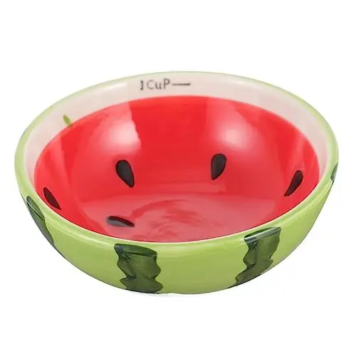 Produktbild: VINTORKY Cartoon Obstschale Kinder Salat Snackschüssel Wassermelonendesign Dekorative Kinderschüssel