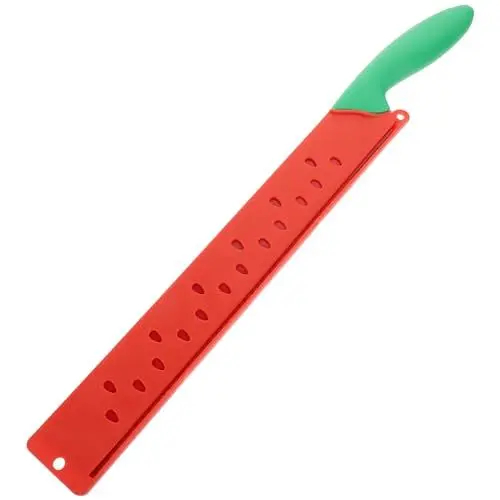 Produktbild: VINTORKY Erweitertes Wassermelonenbrot Sauerteigbrot Wassermelonenmesser Backmesser Wassermelonenschneider Küchenhelfer Für Zu Hause Gezackte Buttermesser Schinken