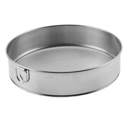 Produktbild: VINTORKY Feinmaschiges Haushaltsmehlsieb 18 cm Edelstahl Für Präzises Sieben Langlebig Und Rostfrei Ideal Für Backen Und Kochen Rundes Küchenmehlsieb