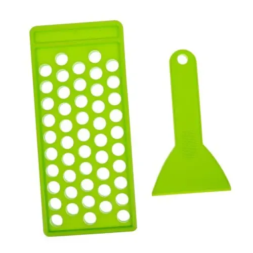 Produktbild: VINTORKY 50Löcher Lip Balm Crafting Kit Fülltray mit Lippenbalsam Behältern und Spatel für Diy Lip Balm und Lipgloss Herstellung für Kreative Lippenpflege Projekte