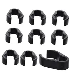 Produktbild: VINTORKY 10Stücke Mikrofon Kabelhalter Flexible und Langlebige Mikrofon Kabelclips zur Sicheren Kabelführung und Organisation von Mikrofonkabeln