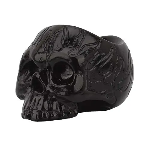 Produktbild: VINTORKY Halloween Dacoratin Harz Schädel Leuchter Skelett Schädel Schmuck Halloween Dekorationen Für Party Favors