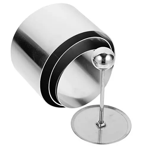 Produktbild: VINTORKY Verstellbarer Edelstahl Tortenring Set 1 Set Mousse Ring Kuchen Backen Und Dekorieren Runde Und Eckige Ringe Perfekt Zum Dekorieren Von Kuchen