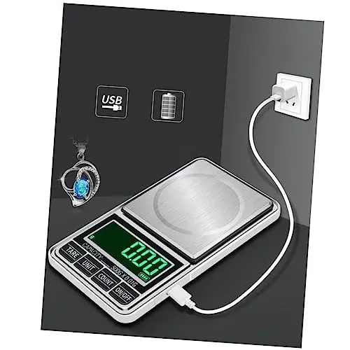 Produktbild: VINTORKY kitchen scale küchenwaagen wiegenset küchenwaage mit kuechenwaage schmuckwaage gramm hochpräzise Digitalwaage Miniwaage digital Schmuck elektronische