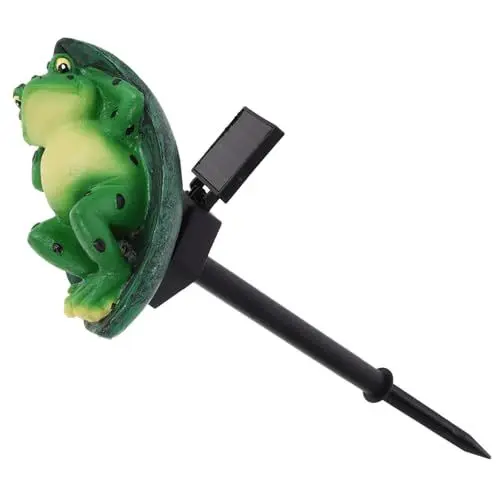 Produktbild: VINTORKY solar طاقه شمسيه sonnenenergie Cartoon Tier Gartenleuchte energiespar genschenkideen Gartenlicht Außenleuchten für Froschlampe im Freien Gartenlampe weg rasen licht Harz