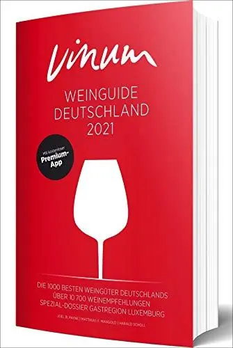 Produktbild: VINUM Weinguide Deutschland 2021. Der Reiseführer zu den besten Winzern Deutschlands. Rotwein, Weißwein, Sekt, Rosé! VINUM empfiehlt über 10.700 deutsche Weine. Mit Premium-App.