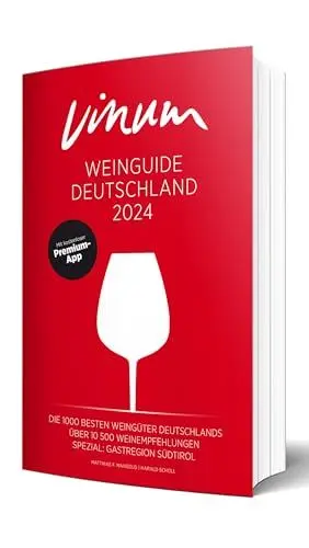Produktbild: VINUM Weinguide Deutschland 2024: Der Reiseführer zu den besten Winzern Deutschlands. Rotwein, Weißwein, Sekt, Rosé! Rund 11.000 deutsche Weine. Mit Premium-App.