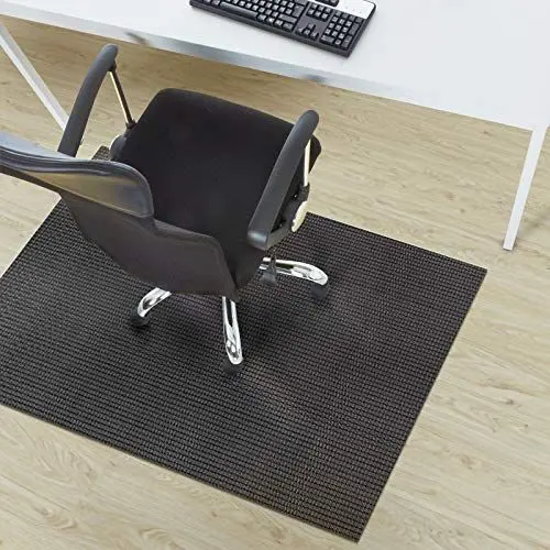 Produktbild: Vinyl Bodenschutzmatte für Hartböden - Bürostuhlunterlage - Bodenmatte - Stuhlunterlage - Unterlegmatte - Schutzmatte für Laminat, Parkett (150 x 180 cm, Lucca)