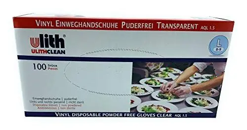 Produktbild: Vinyl Einweghandschuh Gr.9 Typ 50